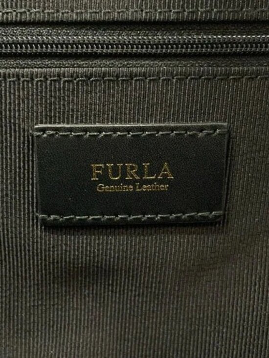FURLA - Black Leather Backpack